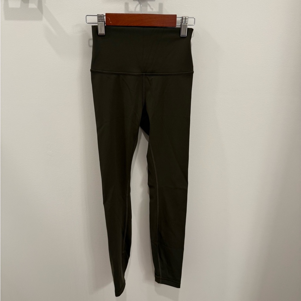 Lululemon Athletica Olive High-Waisted Leggings
